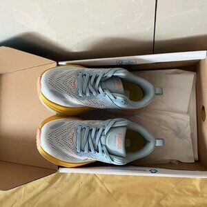 Hoka One One Women's Yellow and Blue Trainers